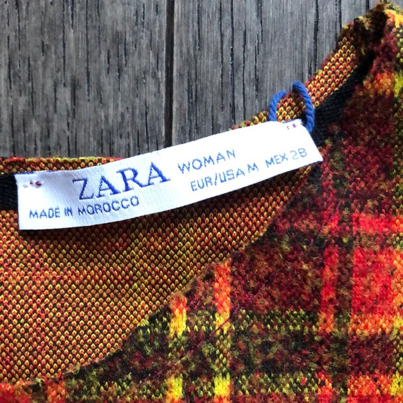 Zara plaid blouse - Picture 6 of 12
